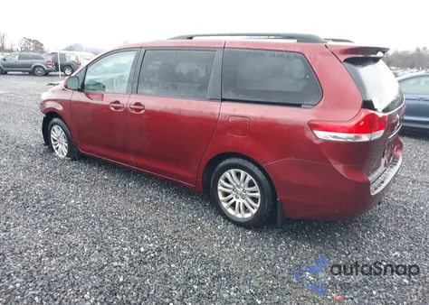 2012 Toyota Sienna Xle V6 8 Passenger из США, поврежденный, VIN 5TDYK3DC3CS203596
